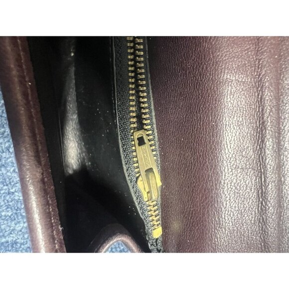 Coach Vtg Glove Tanned Mahogany Leather Multifunction Coin Purse Wallet WOW - Picture 11 of 11